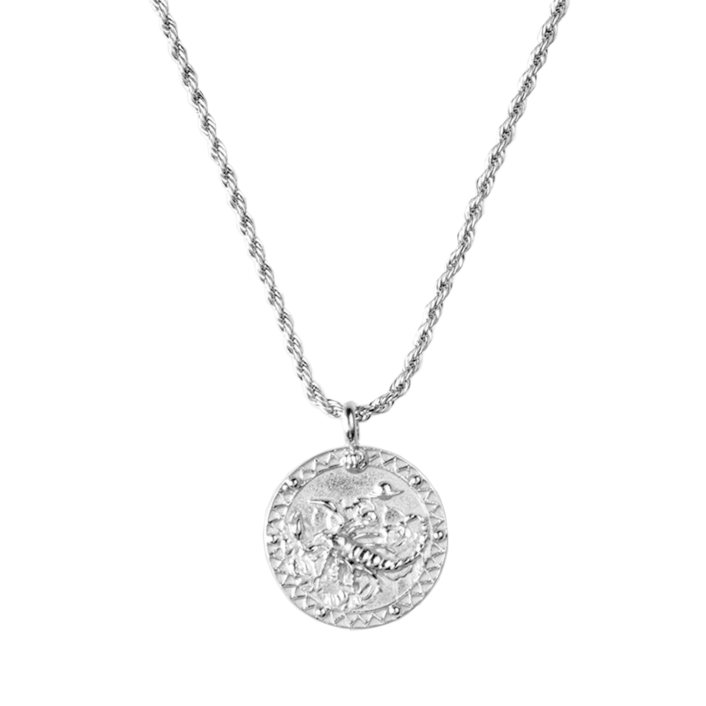 Zodiac Sign Necklace Silber