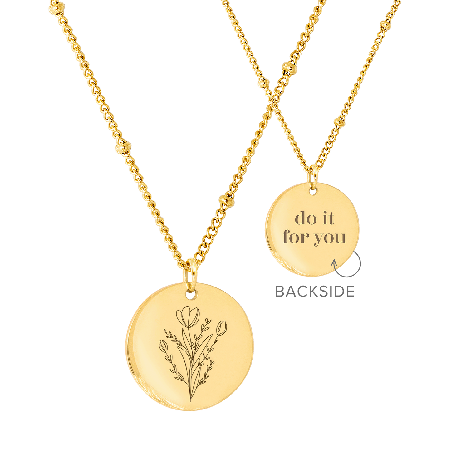 Do it for you Necklace Gold