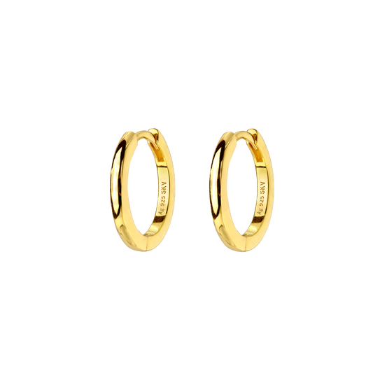 Fine Hoops Small Gold