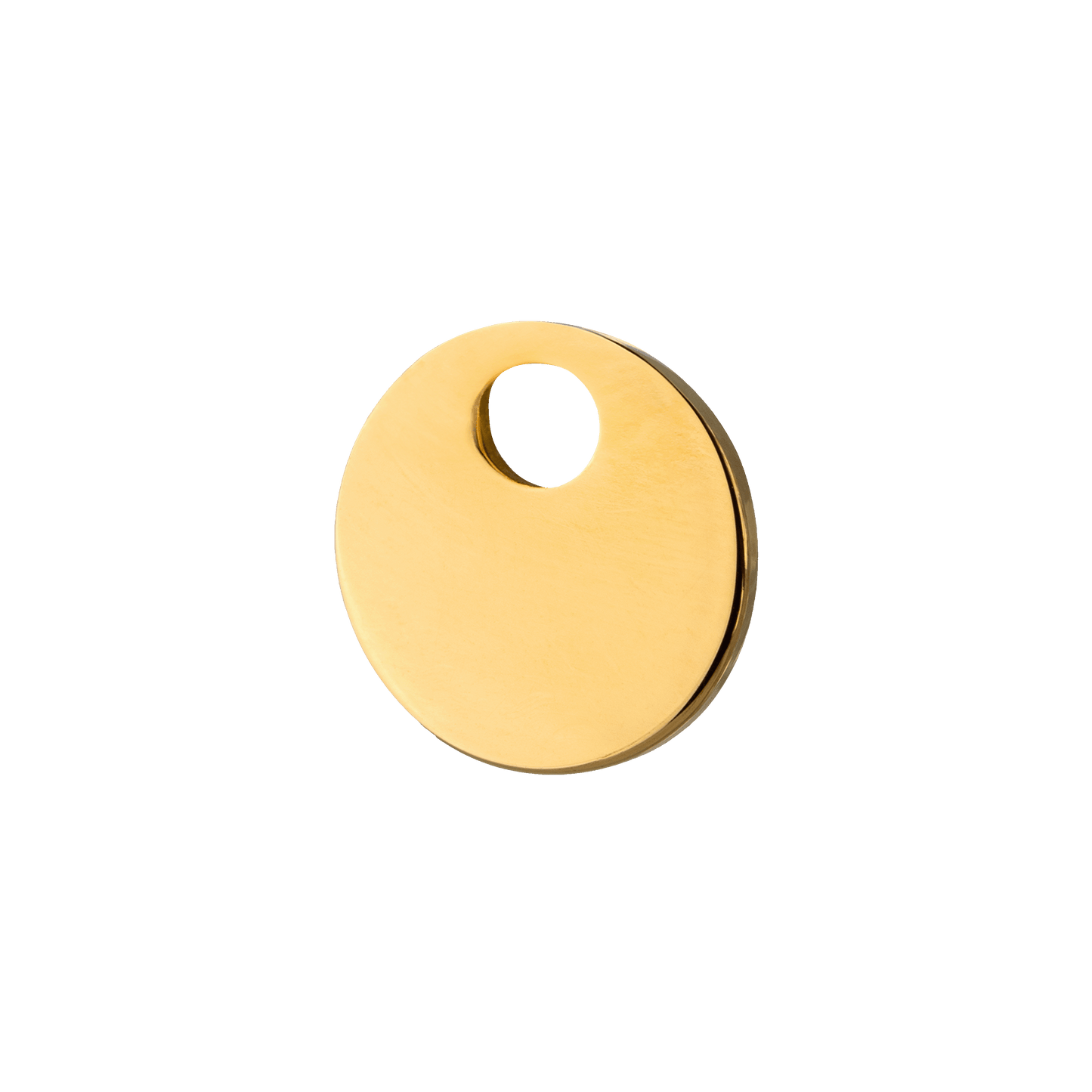 Little Coin Hoop Set Large Gold