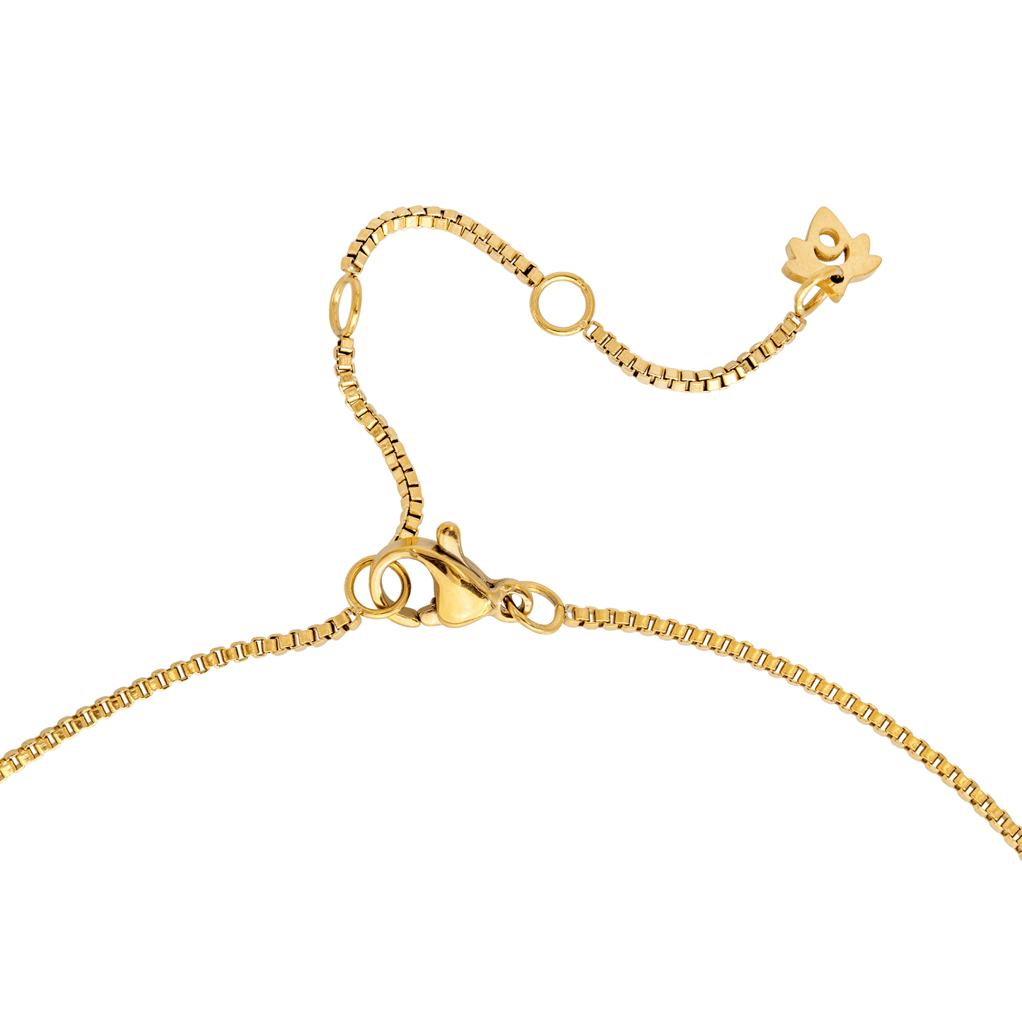 Melting Heart Necklace Gold