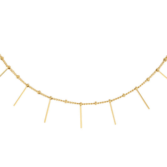 Sea Urchin Choker Gold
