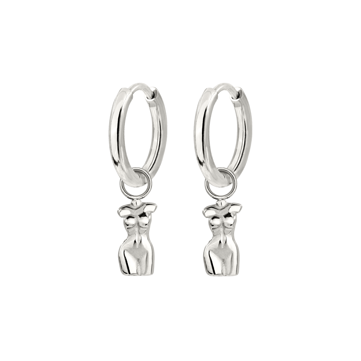 Love Your Body Hoop Set Silber