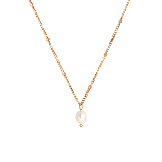 Baby Pearl Necklace Roségold
