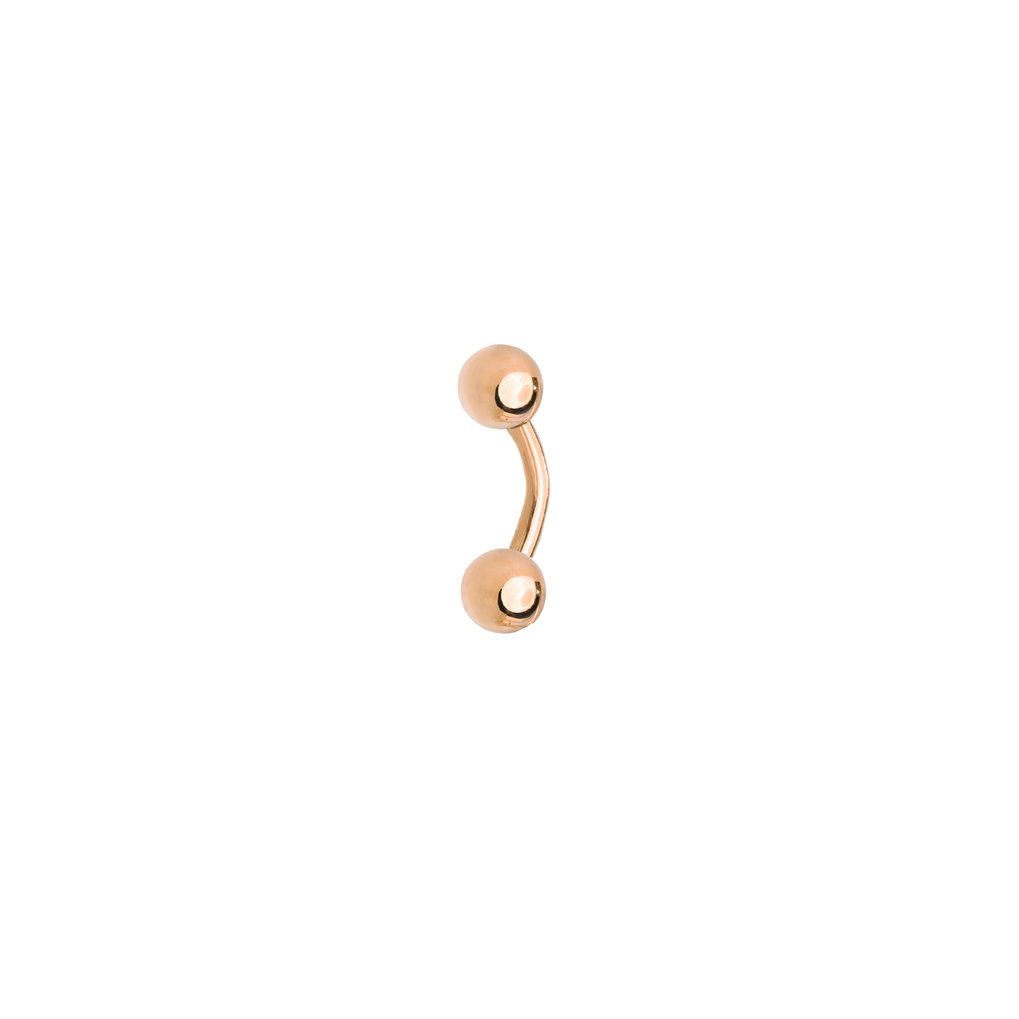 Basic Banana Ear Piercing Roségold