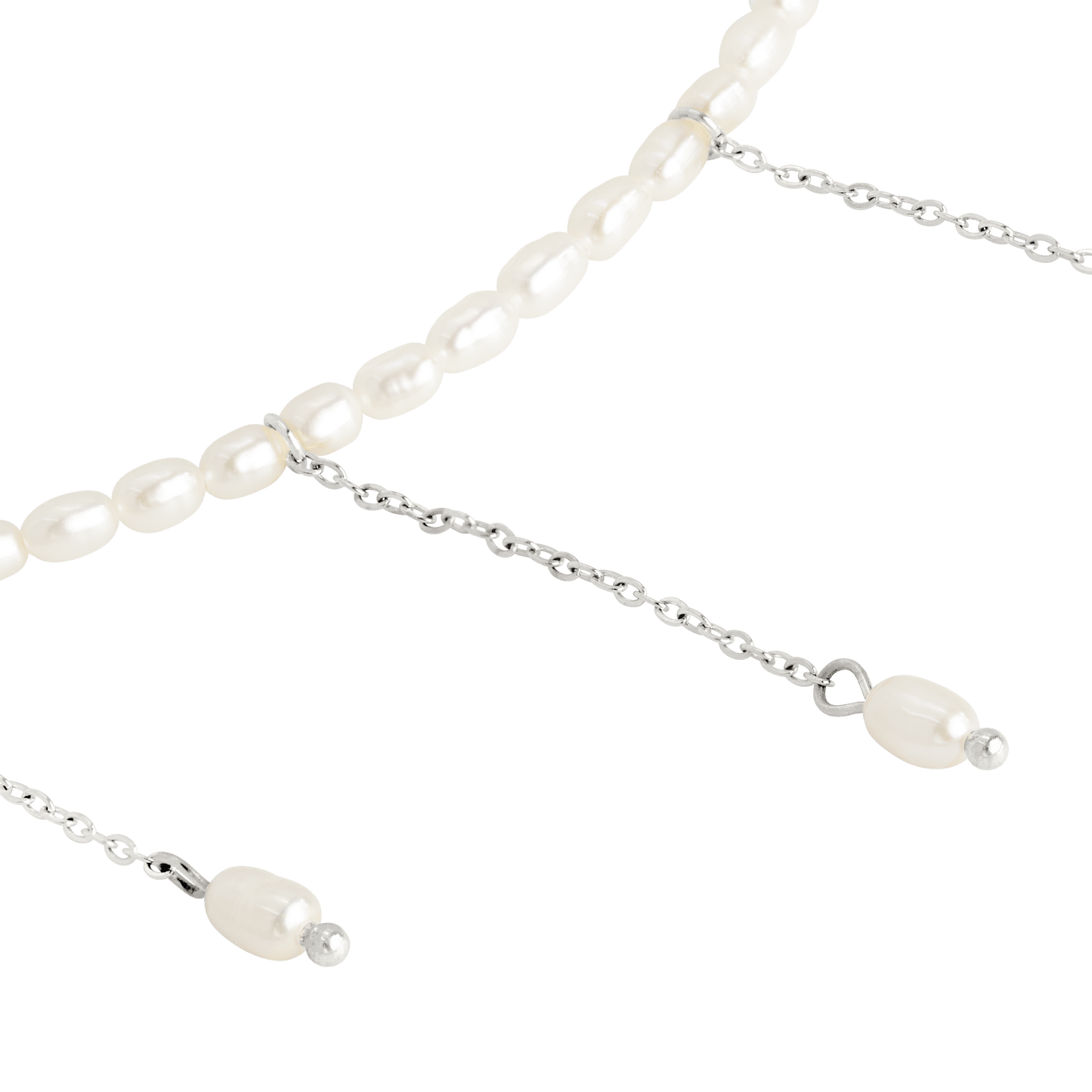 Lolas Love Pearl Power Necklace Silber