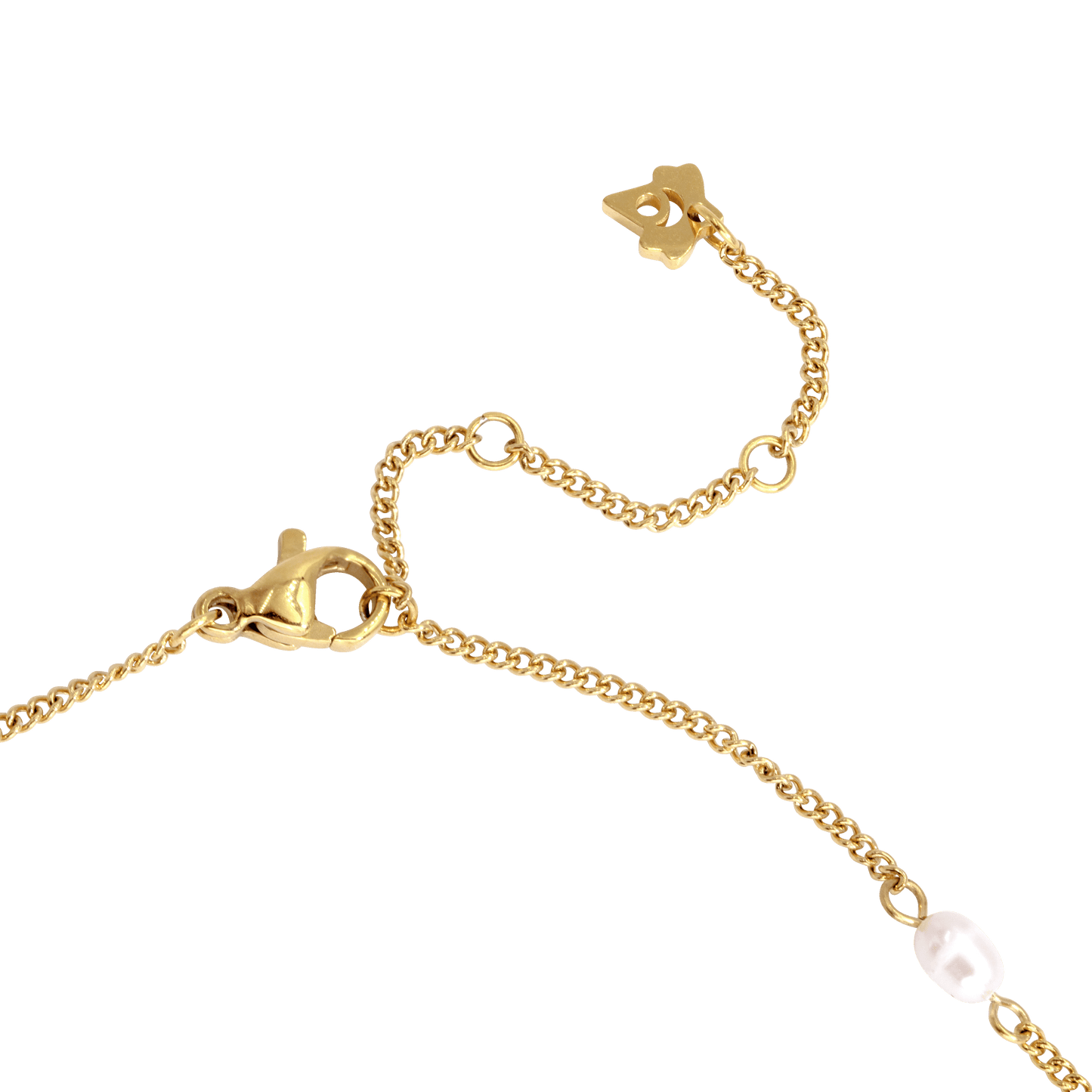 Pearl after Pearl Choker Gold