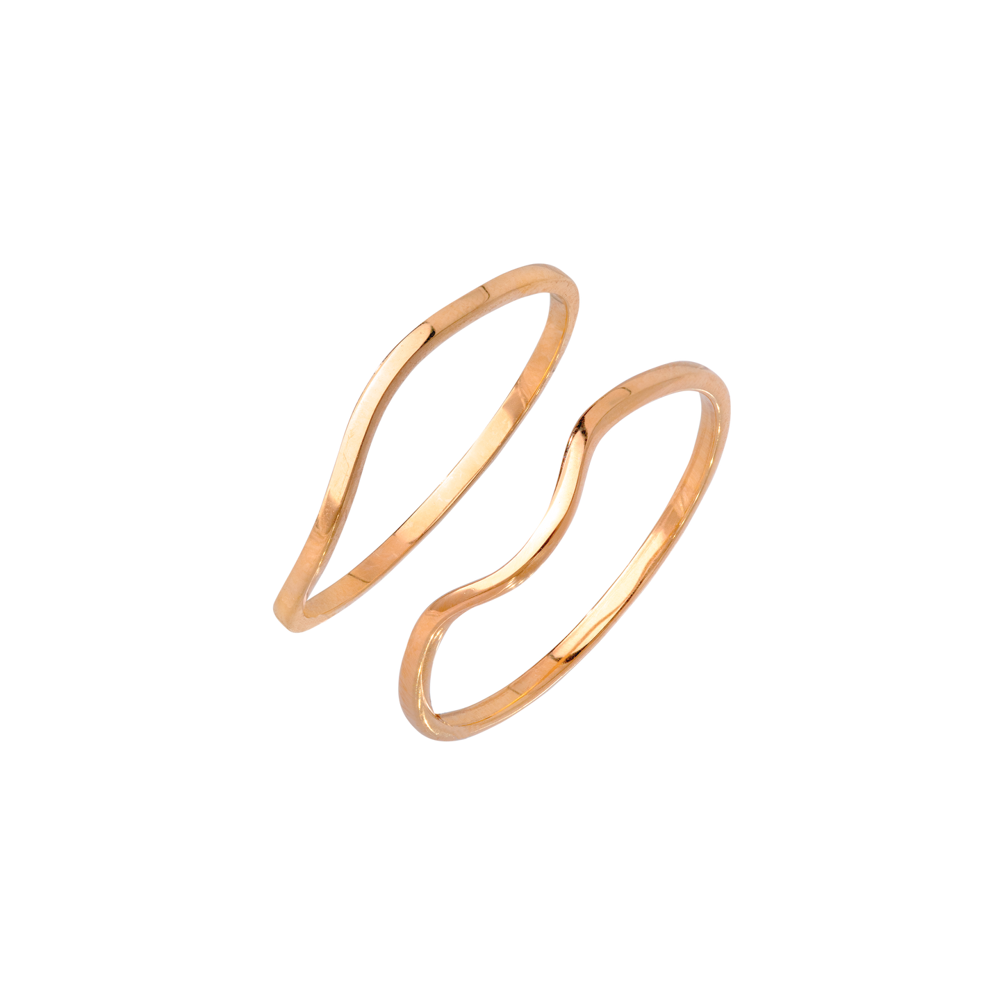 Skinny Dip Ring Duo Roségold