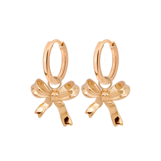 Pretty Ribbon Hoop Set Small Roségold