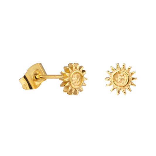 Sun Lover Studs Gold