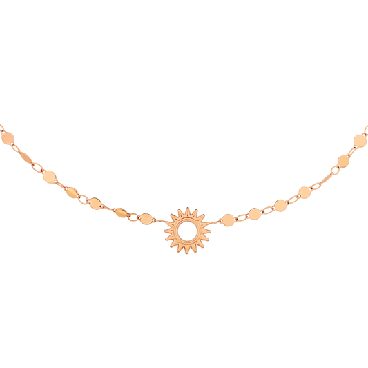Sunny Side Up Necklace Roségold