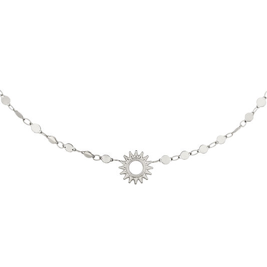 Sunny Side Up Necklace Silber