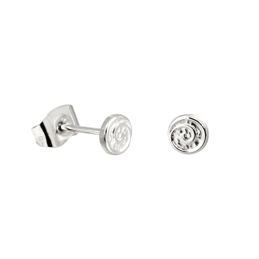 Sweet Swirl Studs Silber