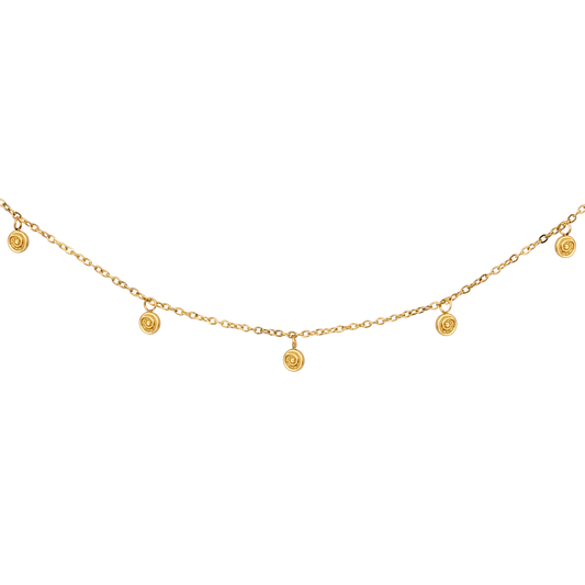 Swirl'n Choker Gold