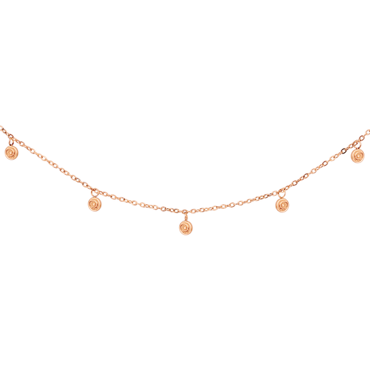 Swirl'n Choker Roségold