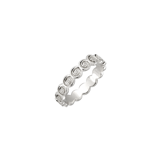 Swirl'n Ring Silber
