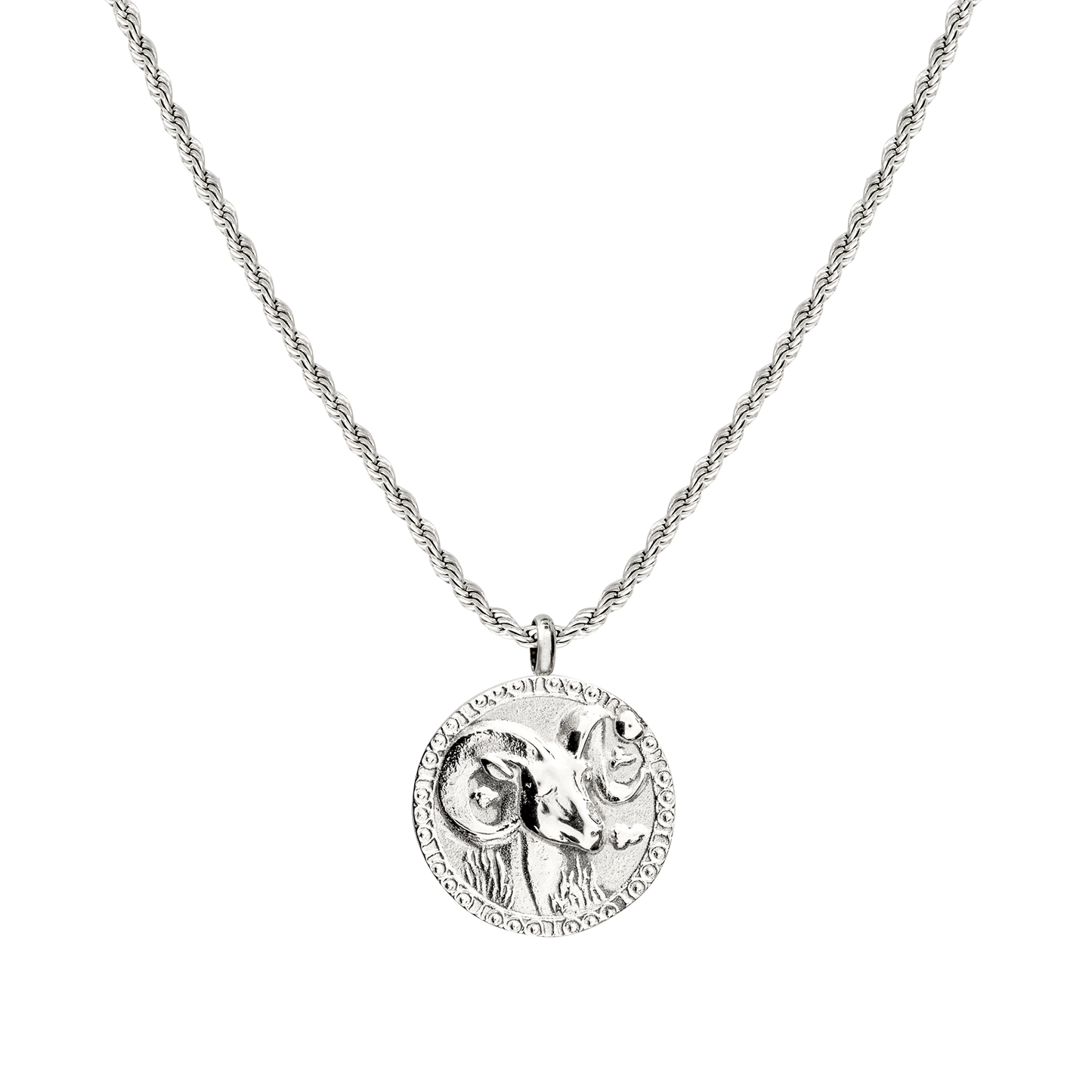 Zodiac Sign Necklace Silber