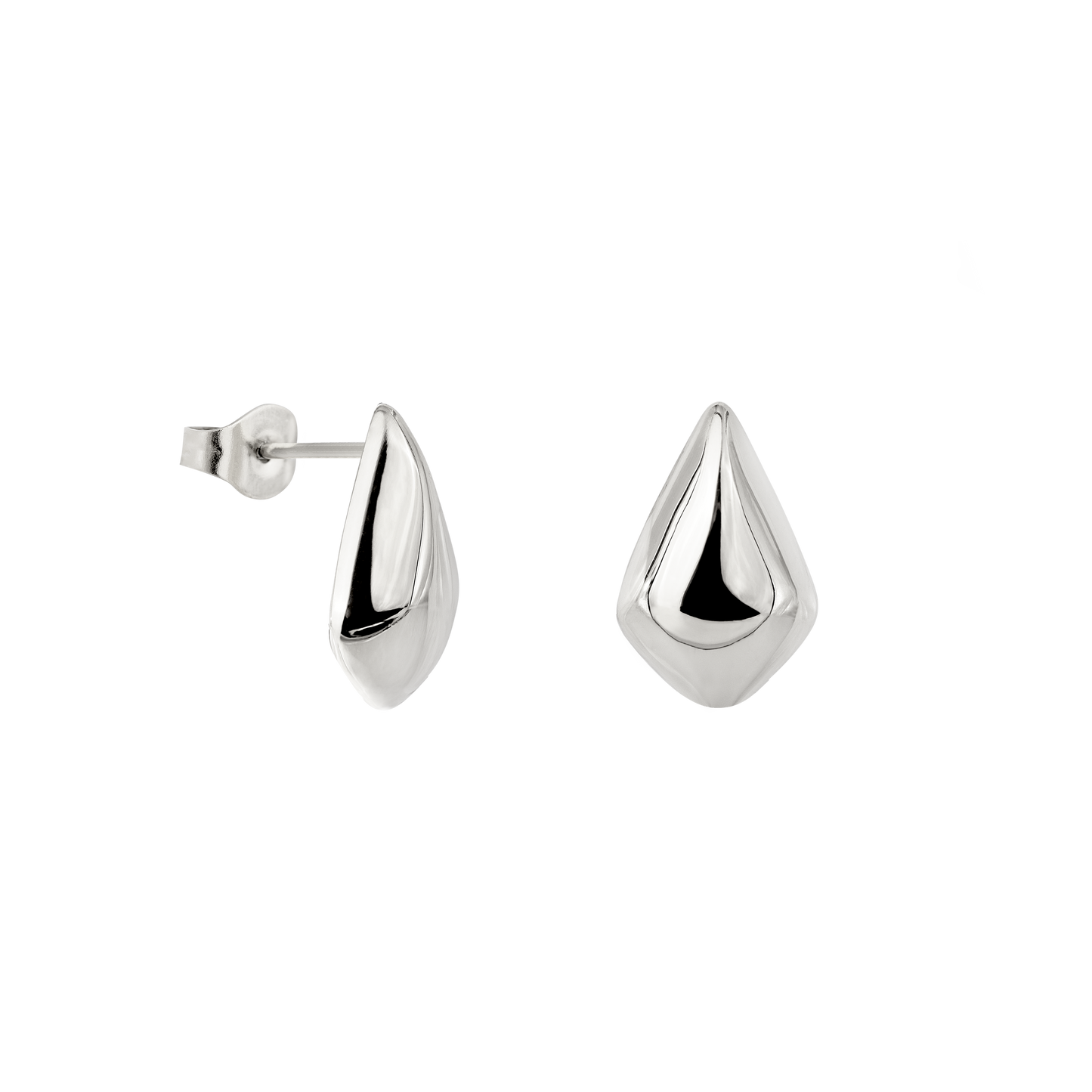 Happy Tears Studs Silber