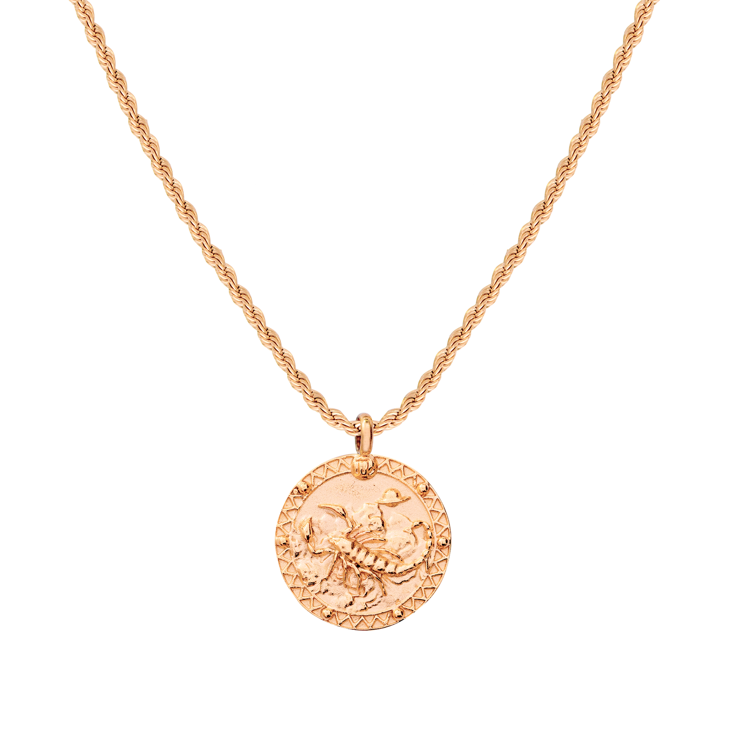 Zodiac Sign Necklace Roségold