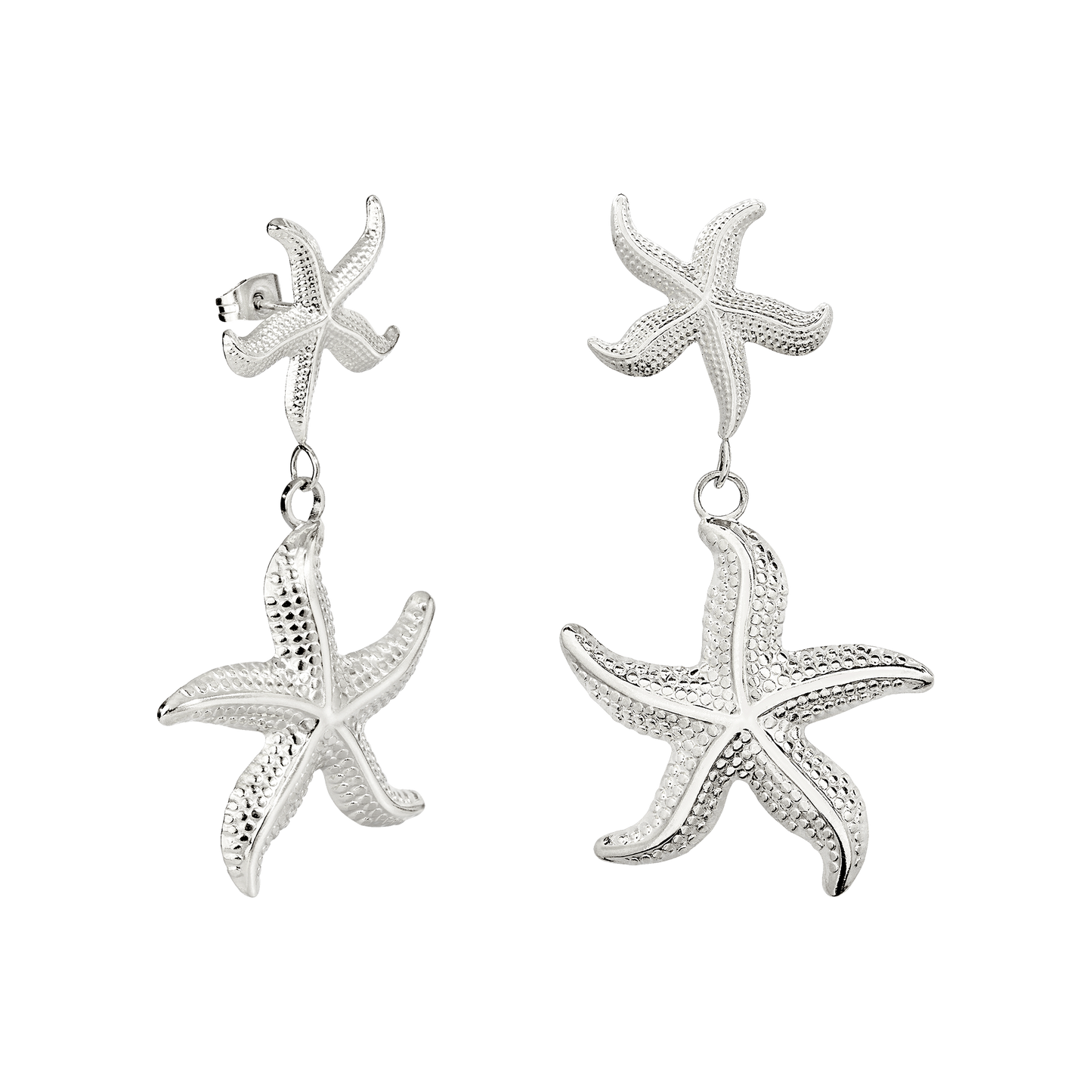 Starfish Studs Silber