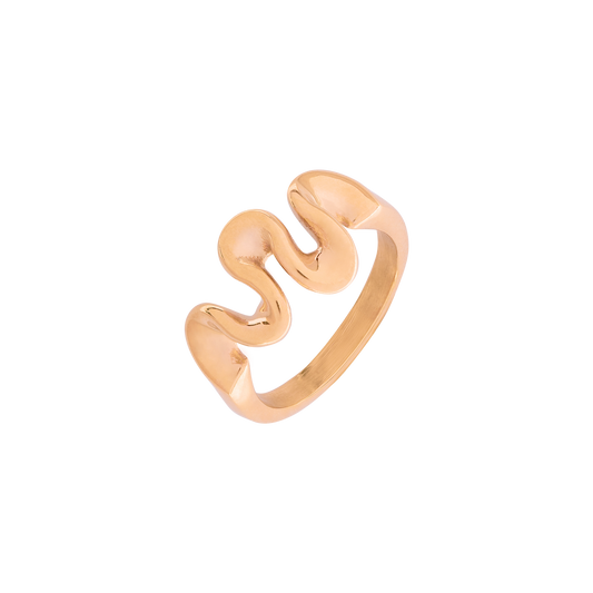 Swirl Ring Roségold