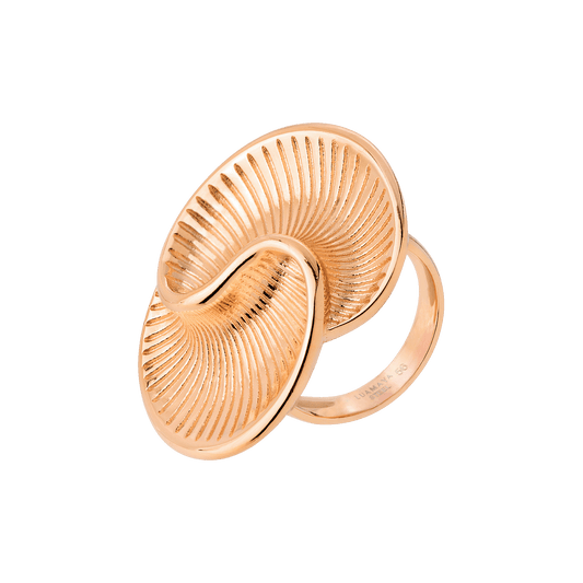 Winding Spiral Ring Roségold