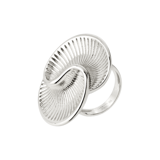 Winding Spiral Ring Silber