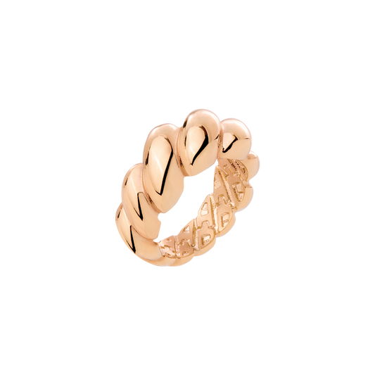 Bold Twist Ring Roségold