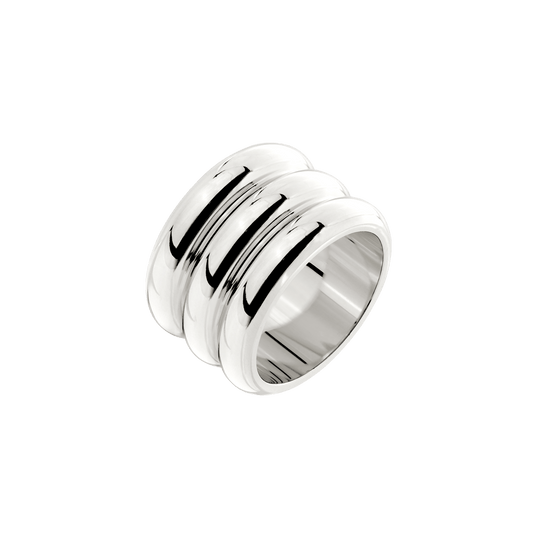 Me, Myself, and I Ring Silber