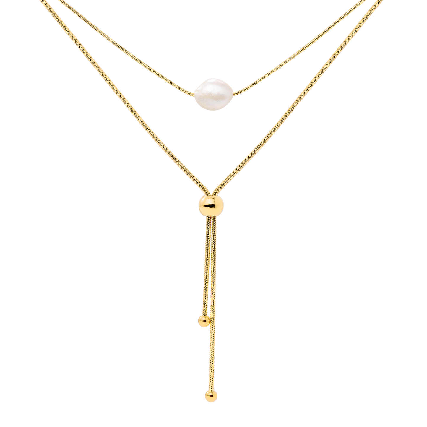 Minimalistic Elegance Necklace Bundle Gold