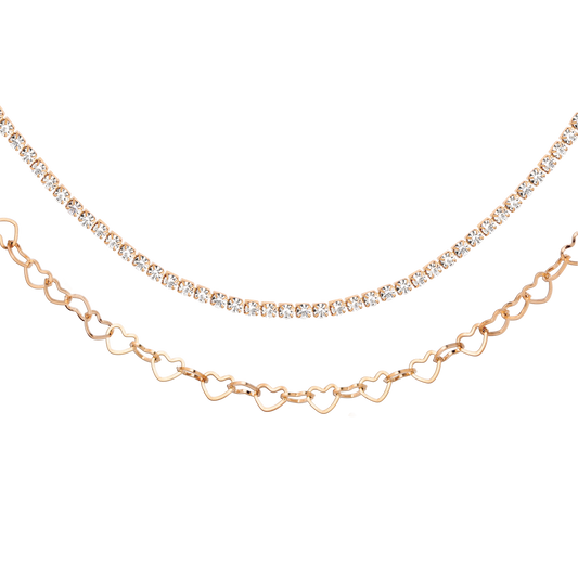 Glam Lover Necklace Bundle Roségold