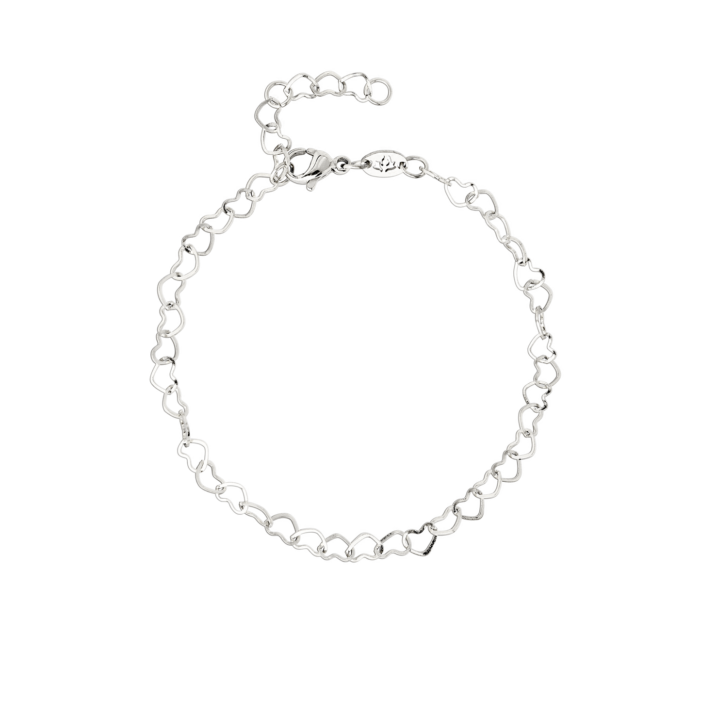Heart after Heart Bracelet Silber