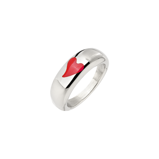 Hot Love Ring Silber