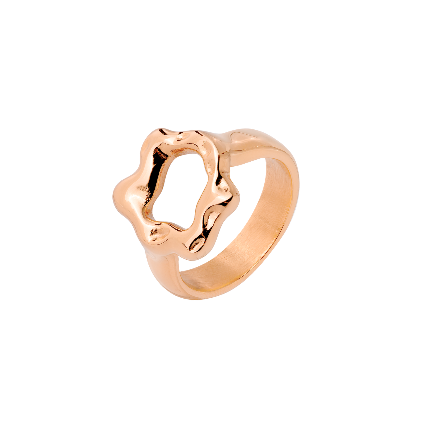 Melting Donut Ring Roségold