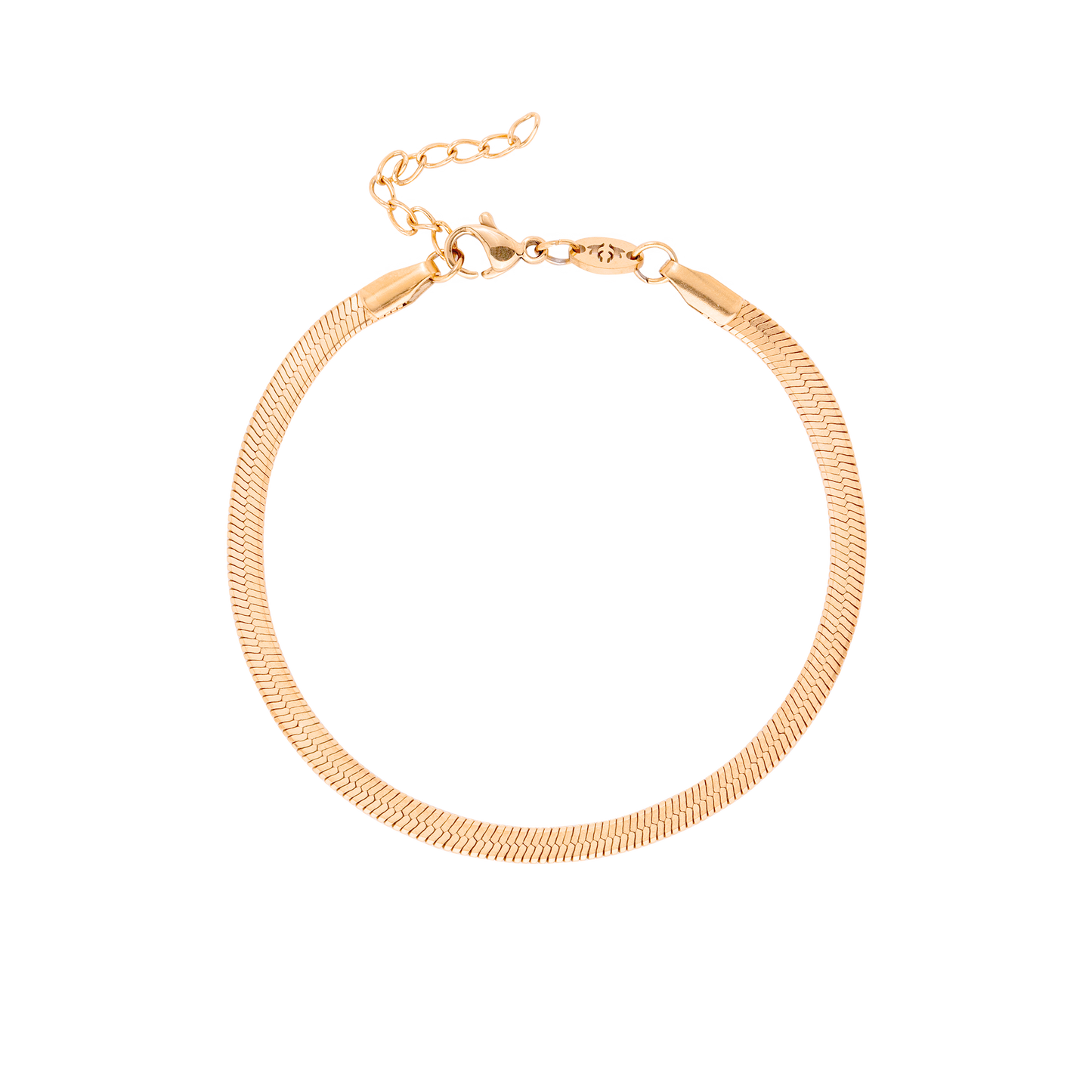 Slim Herringbone Bracelet Roségold