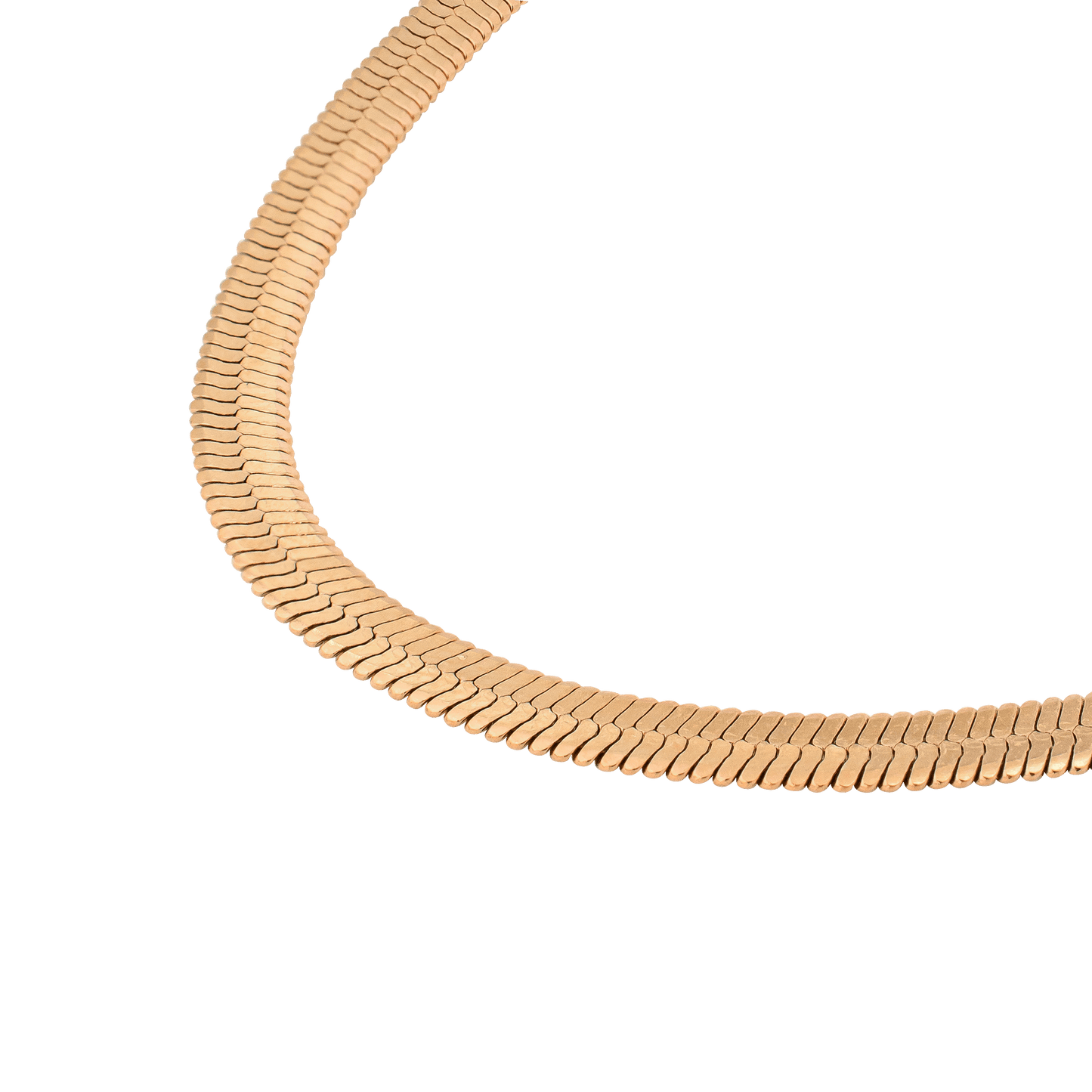 Slim Herringbone Bracelet Roségold