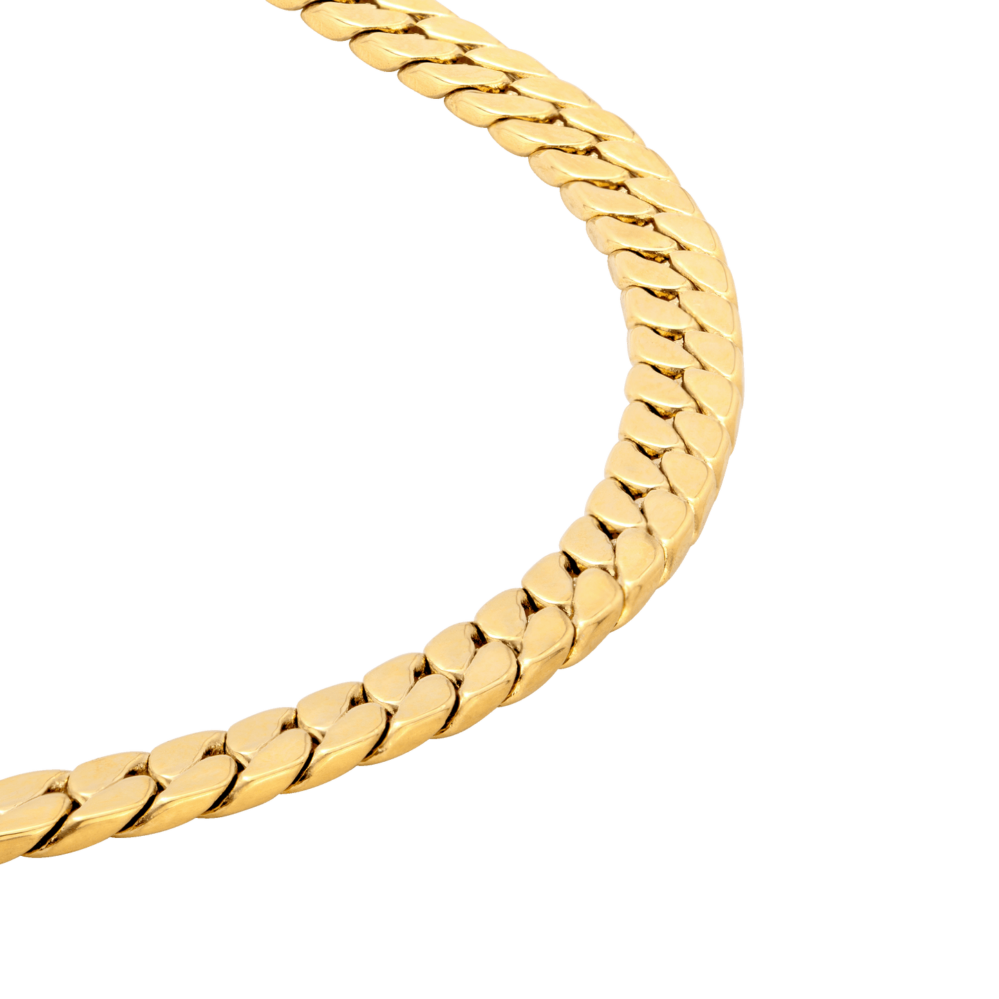 Snaked Necklace Gold