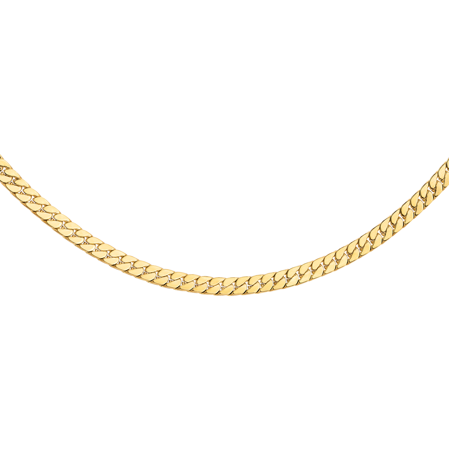 Snaked Necklace Gold