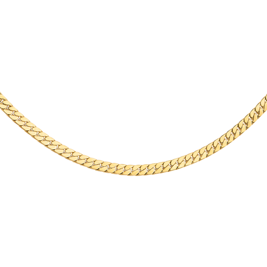 Snaked Necklace Gold