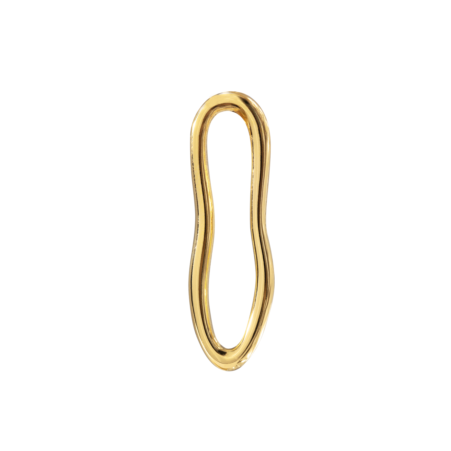 Blending Shapes Oval Hoop Set Baby Gold