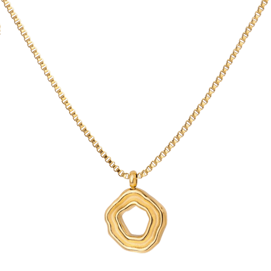 Coastal Charm Necklace Gold