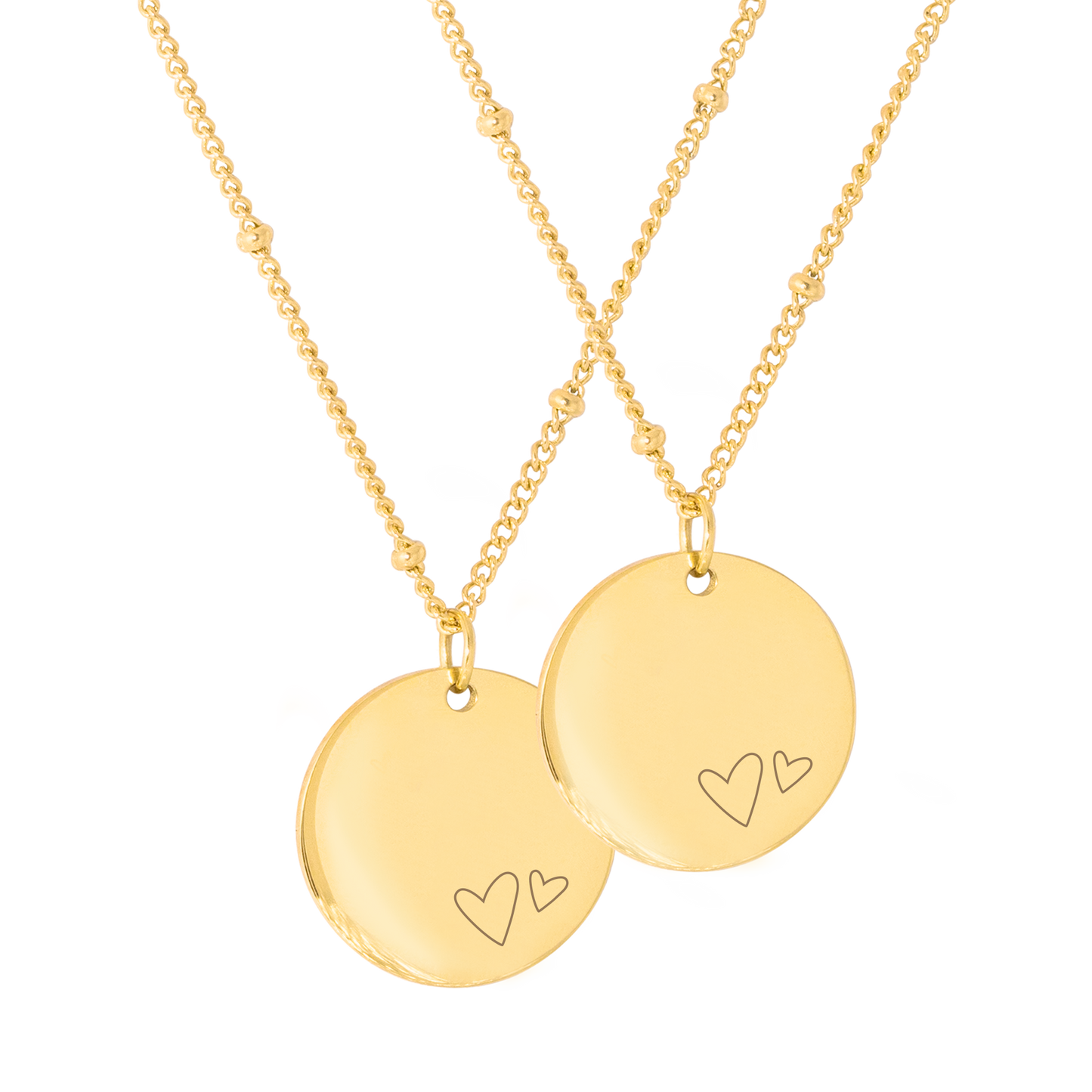 Mother & Daughter Necklace Bundle Gold