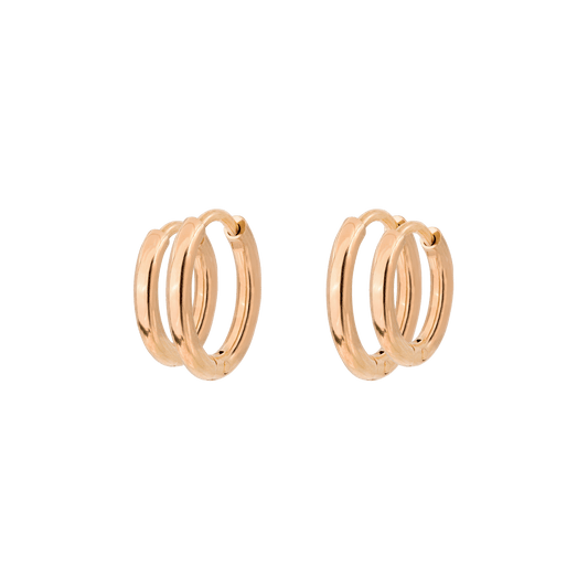 Clean Hoop Bundle Small Roségold