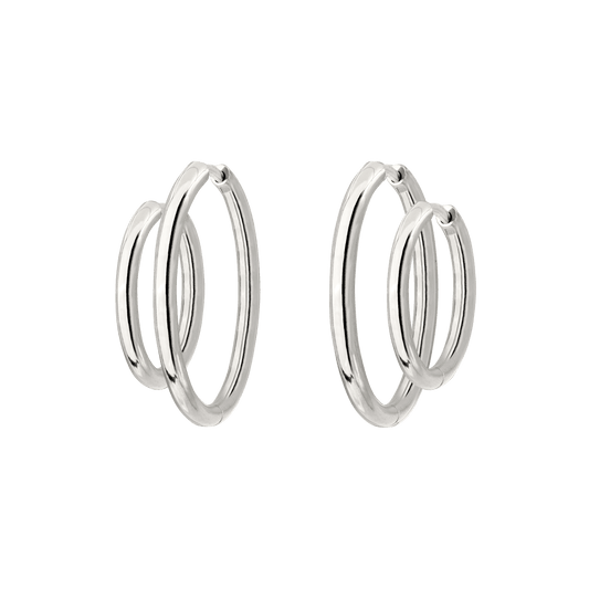 Clean Hoop Bundle Midi Silber