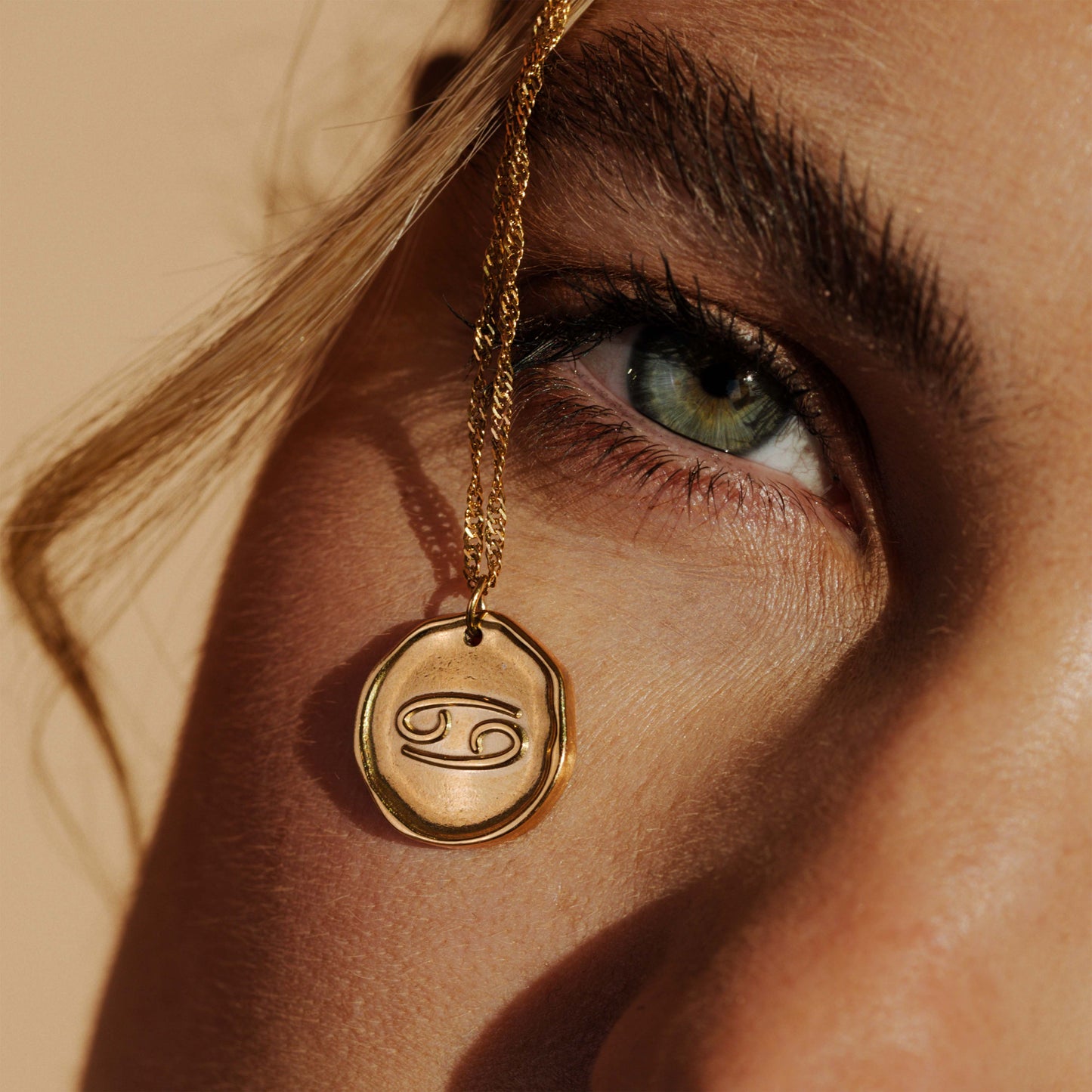 Zodiac Necklace – Cancer / Krebs Roségold
