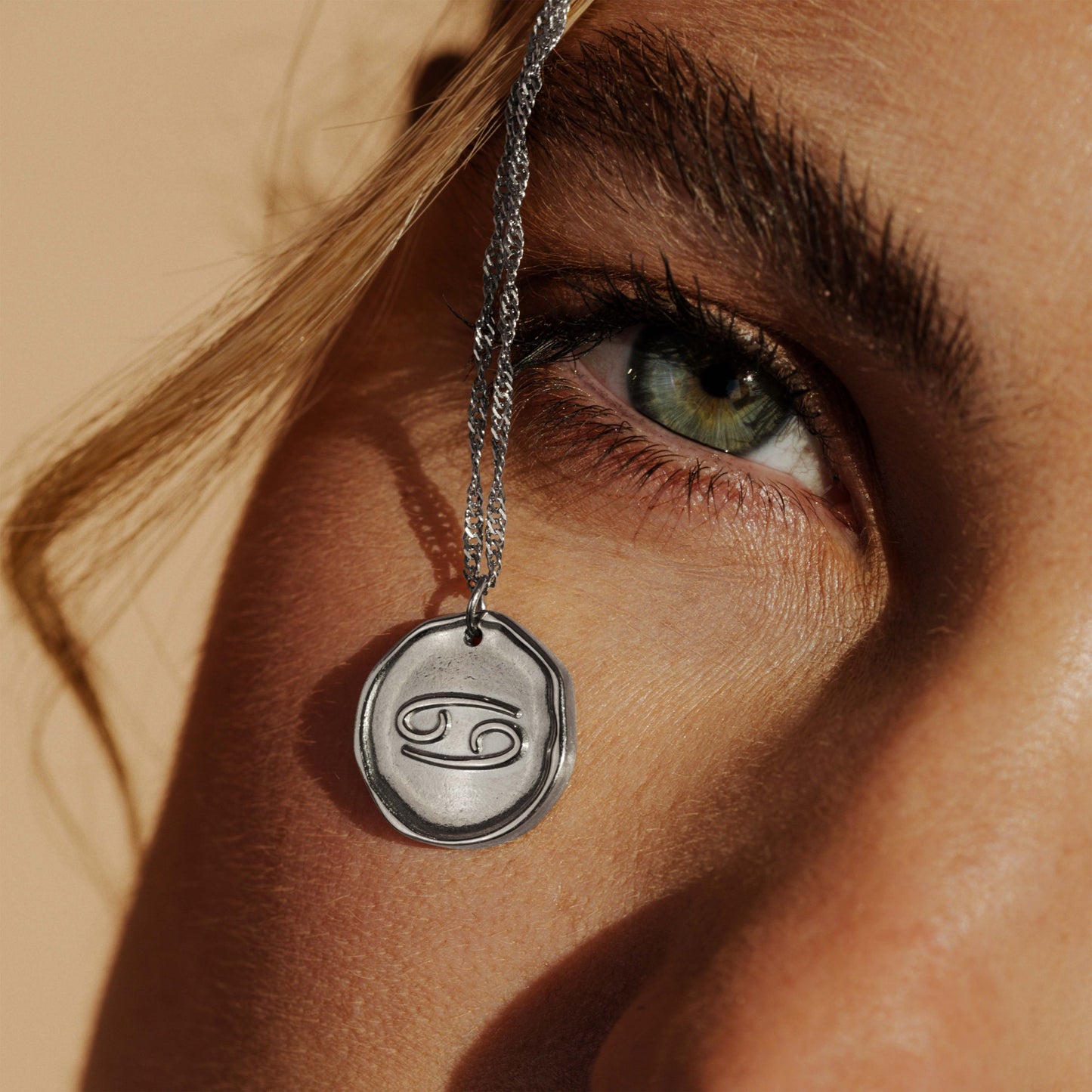 Zodiac Necklace – Cancer / Krebs Silber