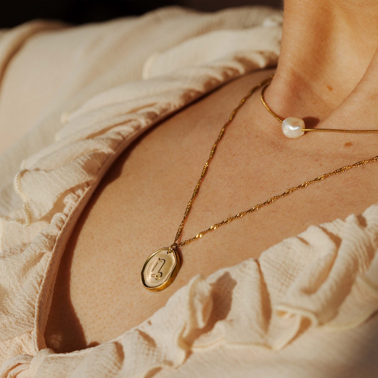 Zodiac Necklace Gold