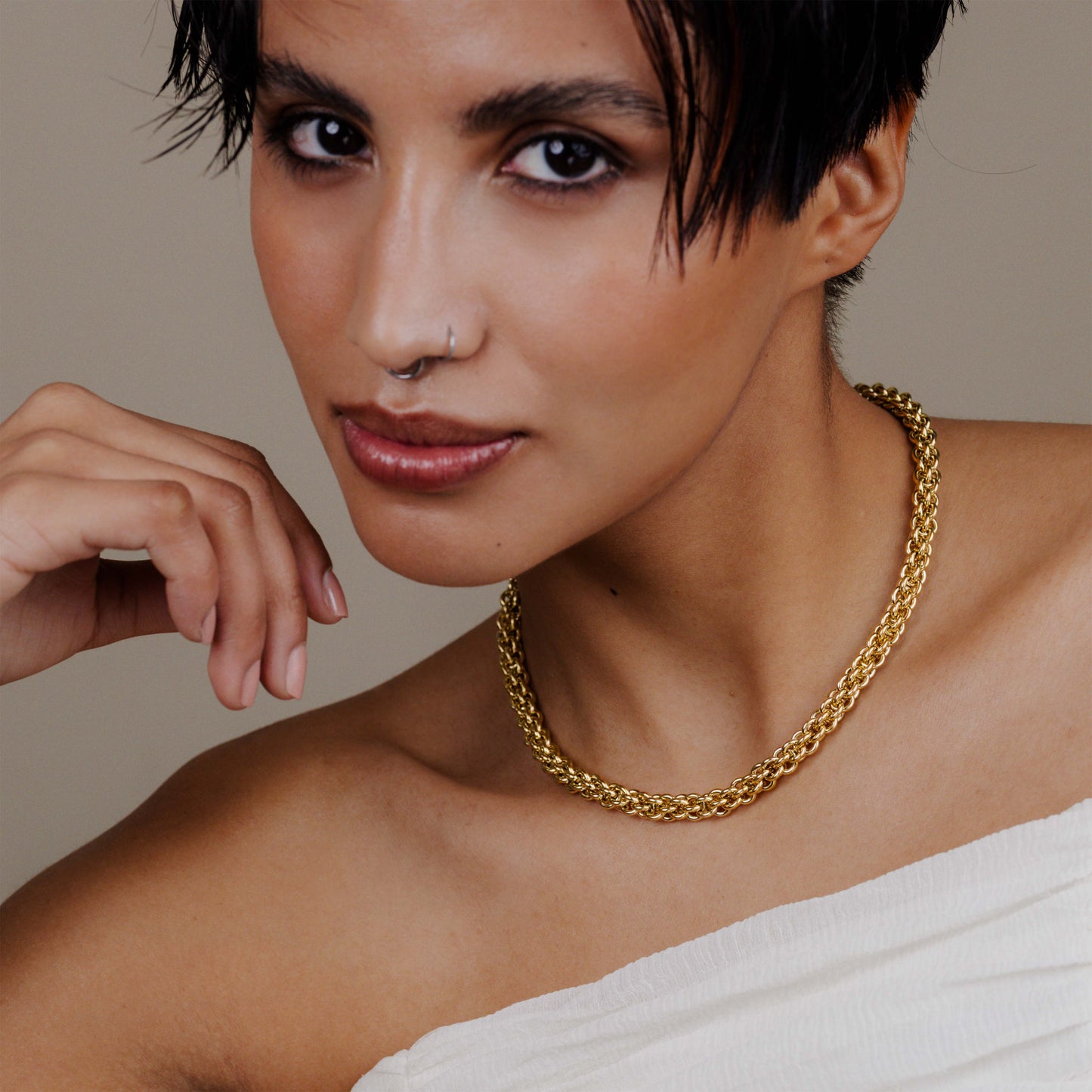 Chain Mania Necklace Gold