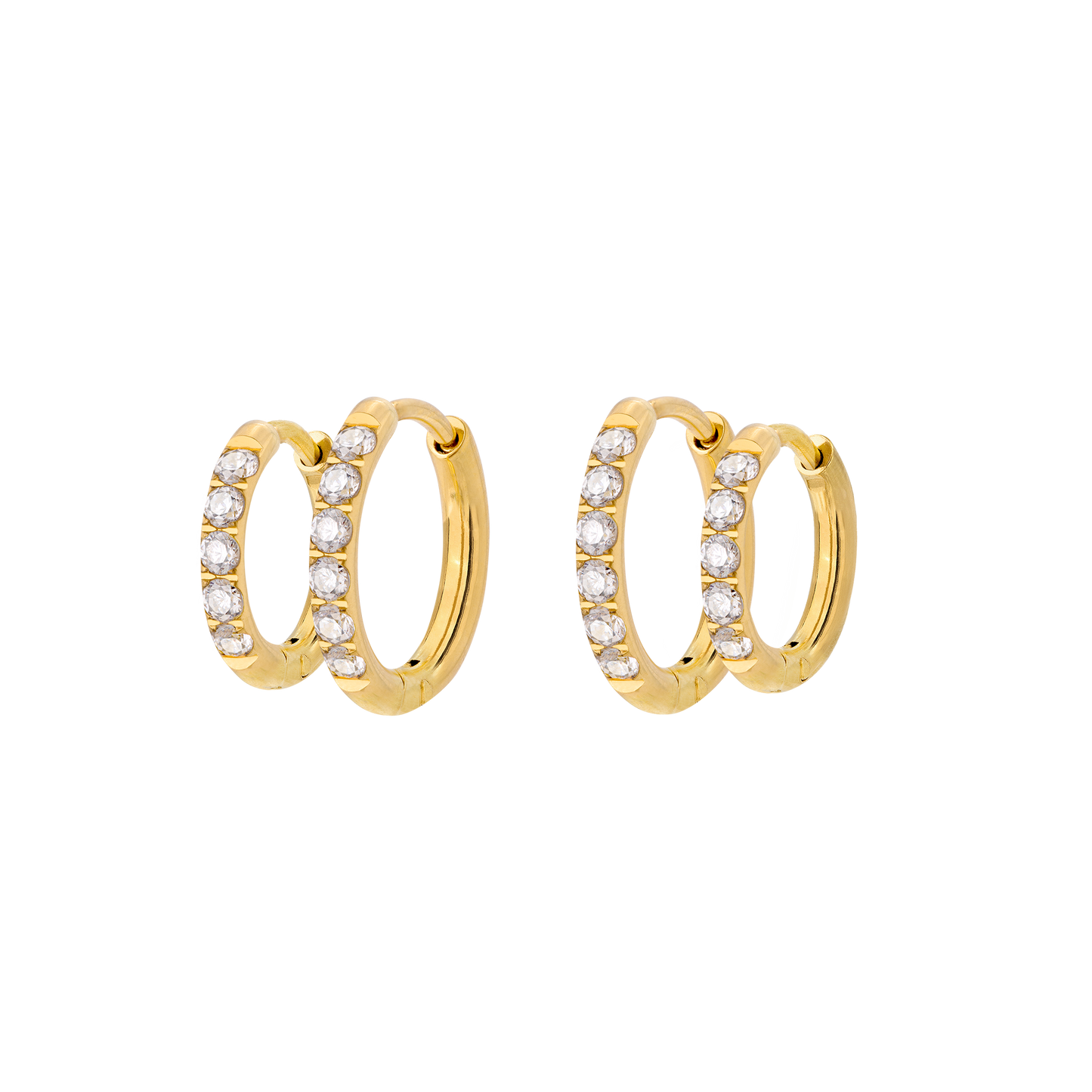 Glimmer Hoop Bundle Gold