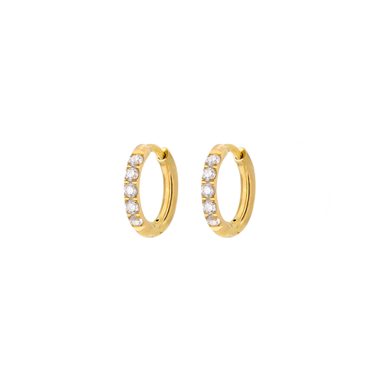 Glimmer Hoops Baby Gold
